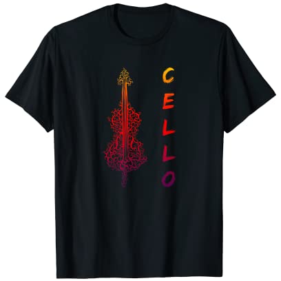 Cello / Violoncello Motiv / Musikinstrument T-Shirt