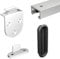 Système coulissant SLID'UP 1900 pour 2 portes de placard - rail 1,5 m aluminium - 6 kg