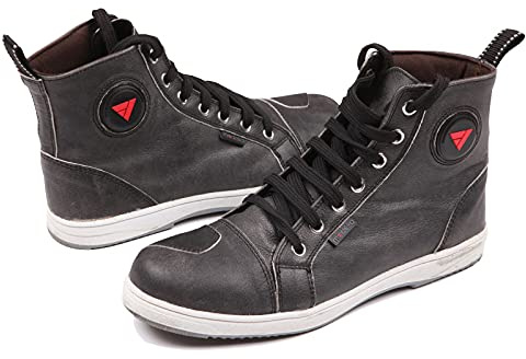 Modeka Lane Jugend Motorradstiefel, schwarz, 34