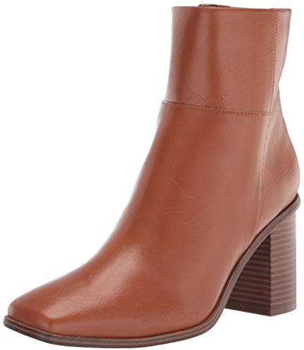 The Drop Ibita, Stivaletto con Tacco Alto e Cerniera Laterale Donna, Marrone Cognac, 39 EU