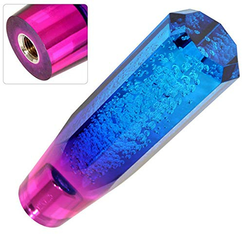 Riloer Schaltknauf für manuelle Schaltknauf, 25 cm, Violett und Blau