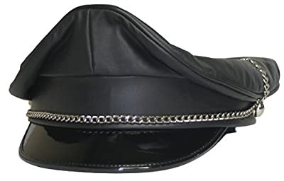 sn Muir-Kappe, dünn, Leder, Schwarz Gr. 58, Schwarz