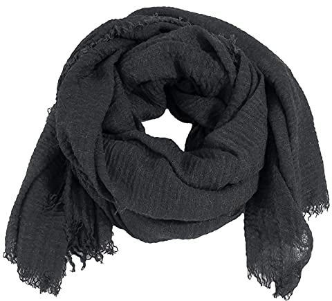 Niklarson Schal Tuch dunkelgrau 190x100cm Damen Poncho Stola Pareo Viskose T1285