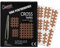 ALPIDEX Cross Tape 170 Stück - Größe A.B und C - beige - Gitter Tapes Gitterpflaster Pflaster mit antistatischer Pinzette Gittertape Wasserfest Starker Kleber Mixbox