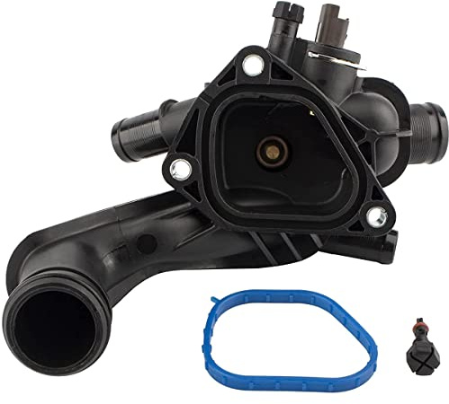 YMAUGP Engine Coolant Thermostat Assembly For Mini Cooper 2007-2013, Cooper Cuntryman 2011-2013, fit L4 1.6L Only, with Sensor, Replace＃ 11538699290, 11537534521, V20990174, 1336Z6 902-812, 902812