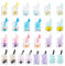 SUNNYCLUE 1 Box 52 Stück 13Stile Boba Tea Charms Milchtee Obst Bubble Tea Charm Harz Bär Tier 3D Flaschenimitat Charms Für Schmuckherstellung Charms Ohrring Halskette Armband Schlüsselanhänger Zubehör