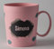 ILS I LOVE SHOPPING Tazza Personalizzata con Nome Bicchiere in plastica 350ml per Microonde con manico colazione Made in Italy (SIMONA)