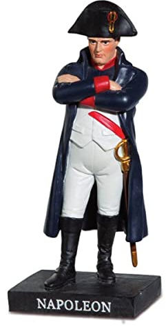 Isideco Statue Napoleon mit verschrenkten Armen bunt