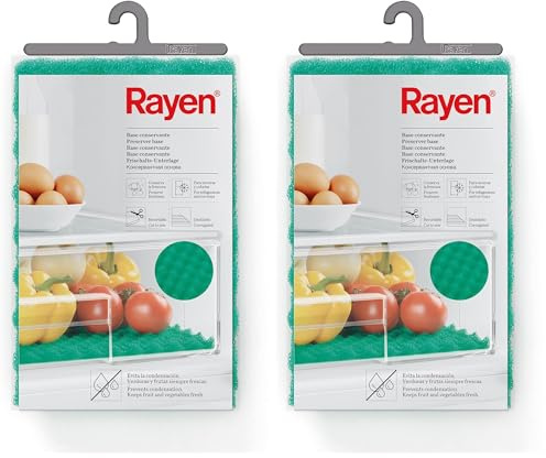 Rayen Tappetino Anti-Muffa, Verde, 47 x 30 cm (Confezione da 2)