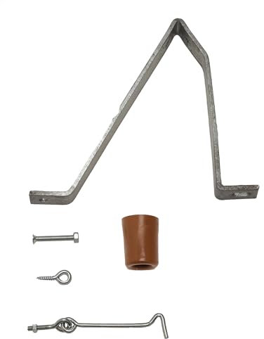 Wovar Türfeststeller Feuerverzinkt komplett mit Puffer und Sturmhaken