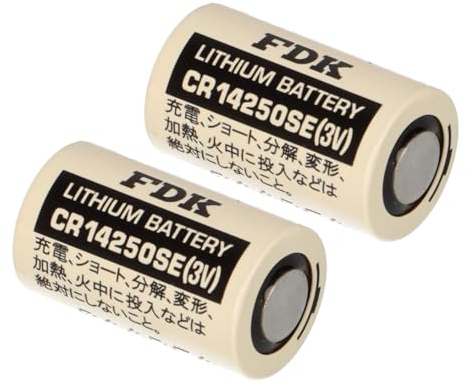 Lot de 2 piles au lithium FDK CR 14250SE 1/2 AA - 3 V