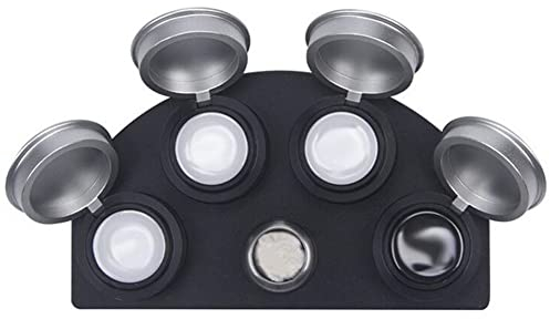 CHICHIYANG Support de 4 tasses en alliage pour huilier de montre, huile, graisse, conteneur professionnel, outil de réparation d'horloger