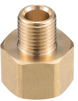 VekAuto Hochdruckreiniger-Adapter M14x1.5 Auf G1/4 Messing 1 Stück | Farbe Kupferton 27.5x21.7mm