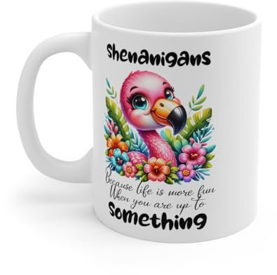 Mug Tasse Flamant Rose Idée cadeau anniversaire humour drôle amusant pour enfant et adulte