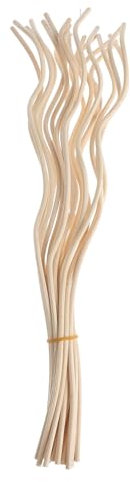 RORPOIR 80pezzi Bastoncini Di Rattan Per Diffusore Di Sostituzione Per Diffusore Di Oli Essenziali Decorazione Per Casa e Ufficio Fragranza Rinfrescante Per Atmosfera Rilassante