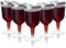MATANA 48 Elegant Clear Hard Plastic Wine Glasses with Silver Rim (180ml) - Sturdy & Reusable Glasses for Cocktails, Dessert - Birthdays, Weddings, Christmas, BBQ, Picnic, Parties