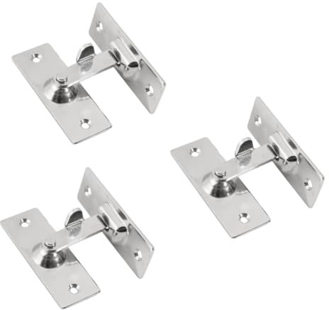OSALADI 3 Pezzi 90 Chiavistello Per Porta Scorrevole 90 Gradi Angolo Retto Chiavistello Di Sicurezza Per Porta Per Casa Robusto Acciaio Inossidabile Facile Da Installare
