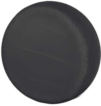 SUBLXPoten Housse Roue de Secours Lot de 4 Housses de Protection for Roue de Voiture, Noires, for Pneu de Secours(65X37cm)