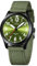 CIVO Uhren Herren Militär Outdoor: Mode Quarzuhr mit Groß Zahlen - Analog Wasserdicht Nylonband Grün