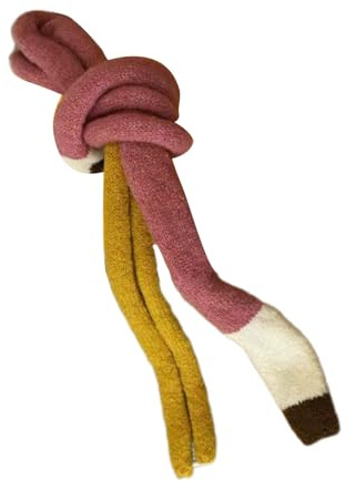 Bestvisse Handgefertigter Häkelschal für weibliche Mädchen, 2000er Jahre, langer gestreifter Schal, Frühling, Herbst, gestrickt, schmaler Schal, Halstücher