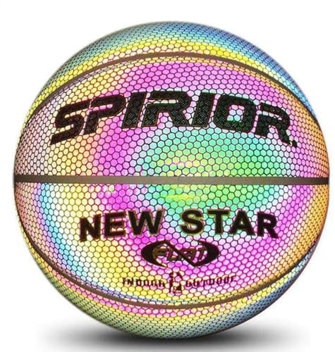 Leuchtender Basketball - Fluoreszierender Basketball, Mond leuchtend