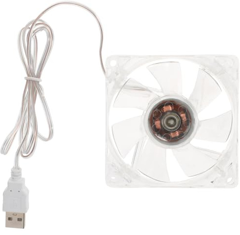 Kisangel Hamster Käfigkühlung Lüfter Usb Mini Haustier Käfigventilator Kompakt Leicht Für Kaninchen Meerschweinchen Ratten Outdoor Camping Sommer