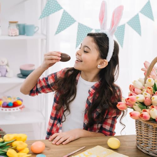 XYTAHDM Damen Ohrringe Ostern, Niedlich Hasen Ohrringe für Mädchen, Hase Ohrringe für Damen, Ohrringe Mädchen Hase, Kinder Ohrringe Ostern, Ohrringe Hänger Damen