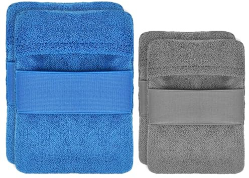 SUPRROW Lot de 2 brosses de nettoyage pour sable de plage, vacances à la plage, ustensiles de plage pour toute la famille, propre, gris
