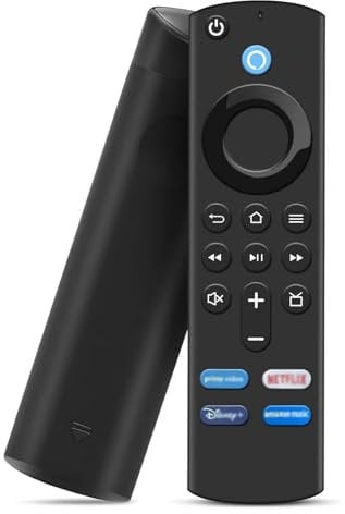 1 Pack Fire TV Stick, Bluetooth Voice Control ABS Remote,for AMZ,Insignia, Toshiba, Pioneer Smart TVs