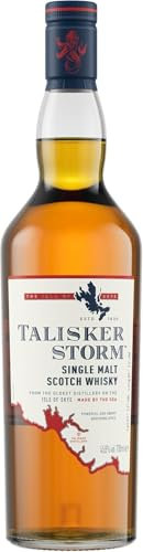 Talisker Storm Single Malt Scotch Whisky | 70cl | Island Whiskey with Smoky & Spicy Flavour | 45.8% ABV | From the Isle of Skye | Premium Gift for Whisky Lovers