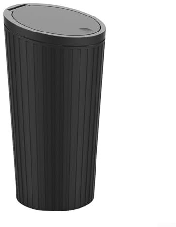 Marchfunny Portable Car Waste Bin Effective Trash Can for Vehicle Interior Convenience (Black)