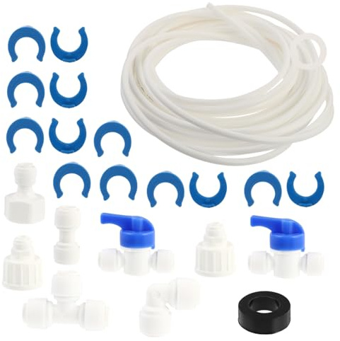 TOYZFRIENDY Water Pipe Joint for Humidifier Installation Kit Water Tubing Fits for Plumbing Tool Kit and Fridge Freezer Use
