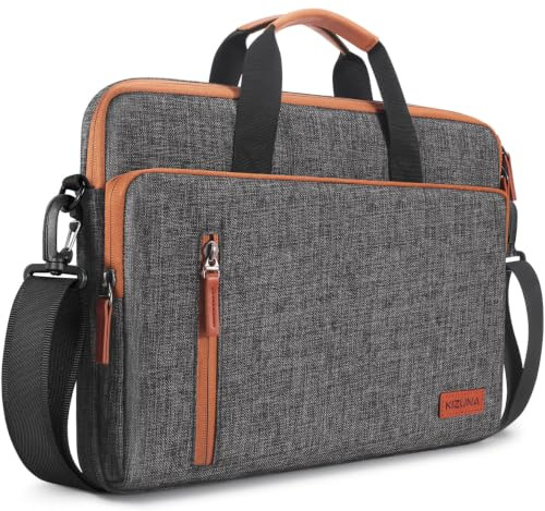 KIZUNA Laptop Tasche 16 Zoll Laptoptasche 15 Notebook für MacBook Pro 16 M4/16 Lenovo IdeaPad Flex 5i/IdeaPad Pro 5i Gen 10/Legion 5 Pro/Slim 5/HP ENVY/16.3 XPS 16/Dell 16 Plus/ASUS/Acer,Braun