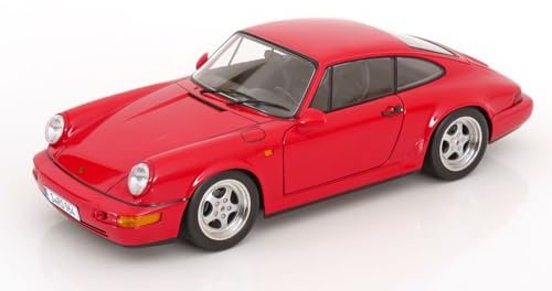 KK-Scale KKDC120242S - Porsch. 911 (964) RS with Speedline Rims Red 1992 with Openings - Maßstab 1/12 - Modellauto