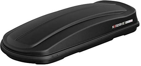 Nordrive N60016 Coffre de Toit en ABS Noir gaufré 430 l