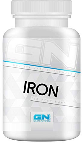 GN Laboratories Iron (120 Kapseln) – 100% vegan – Eisen & Vitamin C – leicht dosierbar – Made in Germany