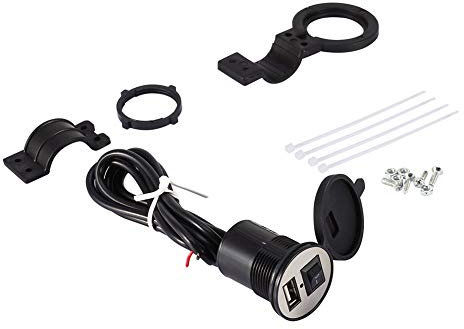 Fydun Usb Motorcycle Mobile Phone Power Supply Waterproof Port Socket 12V