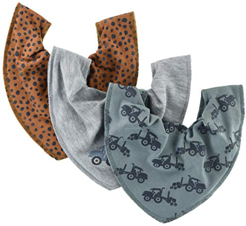 Pippi Unisex Baby Bandana Bib Boy Dreieckst cher, Lead, Einheitsgröße EU