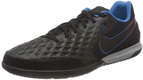 Nike Herren Tiempo Legend 8 Academy IC Football Shoe, Black/Black-Siren Red-Light Photo Blue-Cyber, 42.5 EU