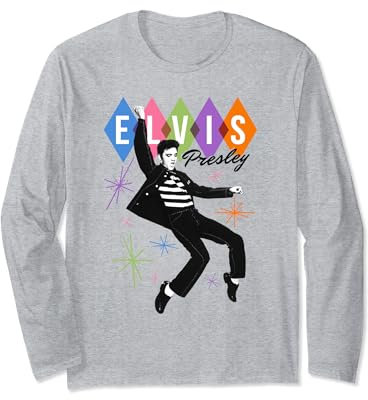 Elvis Presley Official Dancing Star Langarmshirt