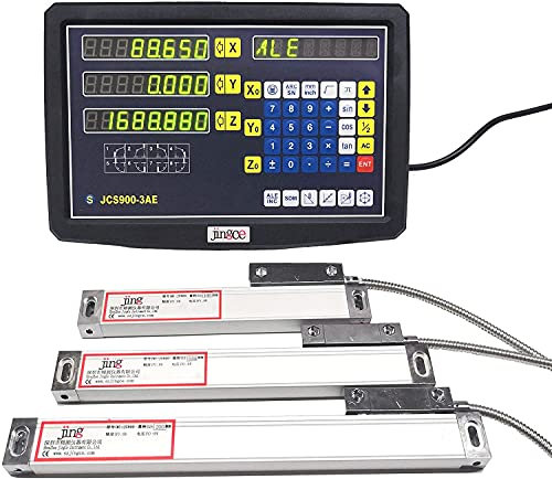 3 Axis DRO Digital Readout for Milling Lathe Machine with Precision Linear Scale 900 650 350