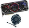 Dotodo Ventola per scheda grafica Asus ROG STRIX OC GeForce RTX 3060 Ti 3070 3080 3090 95mm 12V 0,5A 7 pin