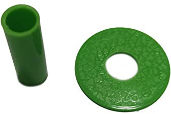 TX GIRL 1 Set Solid Color Shaft Guard And Dust Covers Set For Sanwa Denshi JLF Series Sanwa JLF-TP-8YT Joysticks (Color : Green)