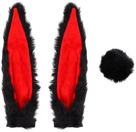 Garneck Helm Ohren Hase Plüsch Ohren Schwarz Häschen Ohren Dekoration für Motorradhelm Fahrradhelm Skihelm Erwachsene Kinder Ostern Party Festival Zubehör