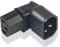 YAODHAOD IEC 320 da C14 a C13 90 gradi in basso angolo retto maschio a femmina PDU alimentazione UPS adattatore di prolunga adattatore presa per presa computer TV LCD LED parete (IEC 320 da C14 a C13)