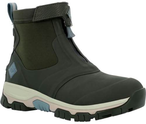 Muck Boots Apex Mid Zip Wellington Black/White