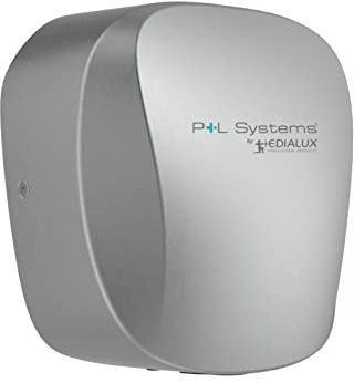 P+L Systems Automatischer Händetrockner PLH1450 Silber mit HEPA Filter