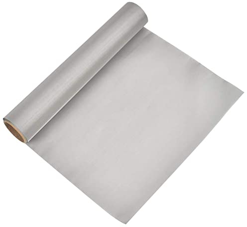 RUCRAK Drahtgeflecht metallgitter,120Mesh drahtgitter feinmaschig,Mäusegitter Filternetz metallgitter,Drahtgewebe Edelstahl Edelstahlgitter Wire Mesh für Fenster, Küche (Size : 1x15m/3.28x49.2ft)