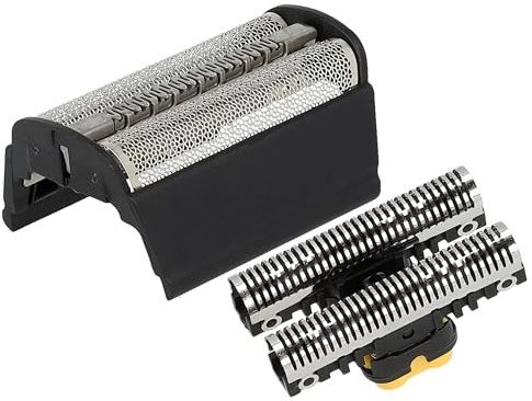 vhbw Kombi-Pack Scherteil kompatibel mit Braun XP 5615, 5663 Elektrorasierer, Folie + Messerblock, schwarz