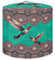 Xoenoiee Boho Mandala Hummingbird Print Kitchen Appliance Dust Cover with Pockets, Electric Pressure Cooker Cover Compatible with Rice Cooker Cover Air Fryer Cover, for 6 Quart, CZ45